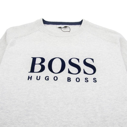 Hugo Boss Kids Knitted Sweatshirt Grey