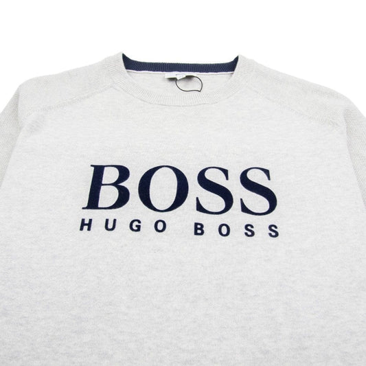 Hugo Boss Kids Knitted Sweatshirt Grey