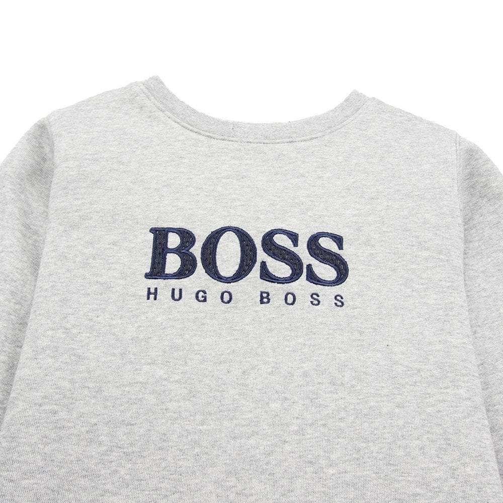 Hugo Boss Kids Logo Sweatshirt Grey