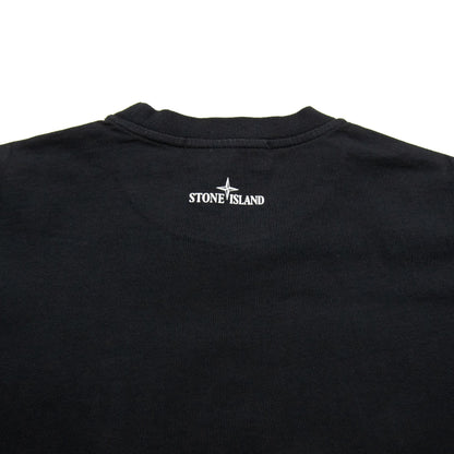 Stone Island Junior Compass Pocket T-Shirt Black