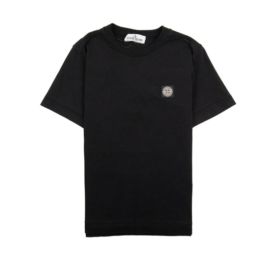 Stone Island Junior Patch Logo T-Shirt Black