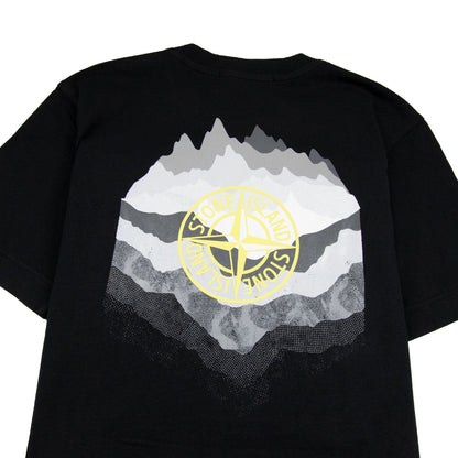 Stone Island Junior Back Mountain T/s Black