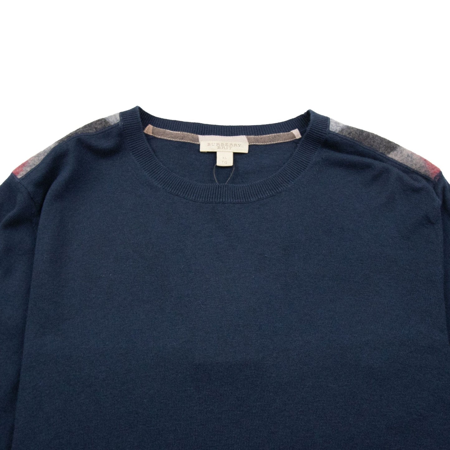 Burberry Jarvis Knitwear Sweatshirt Navy