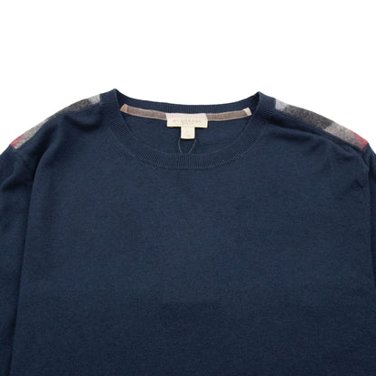 Burberry Jarvis Knitwear Sweatshirt Navy