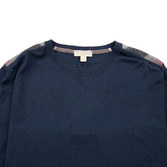 Burberry Jarvis Knitwear Sweatshirt Navy
