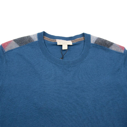 Burberry Jarvis Knitwear Sweatshirt Turquoise