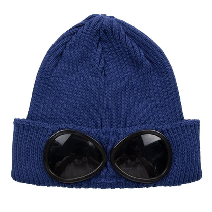 CP Company Undersixteen Goggle Summer Beanie Blue