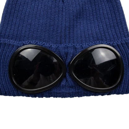 CP Company Undersixteen Goggle Summer Beanie Blue