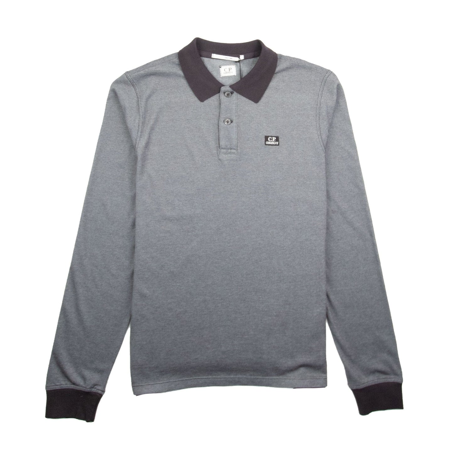 CP Company Tacting Long Sleeve Polo Blue