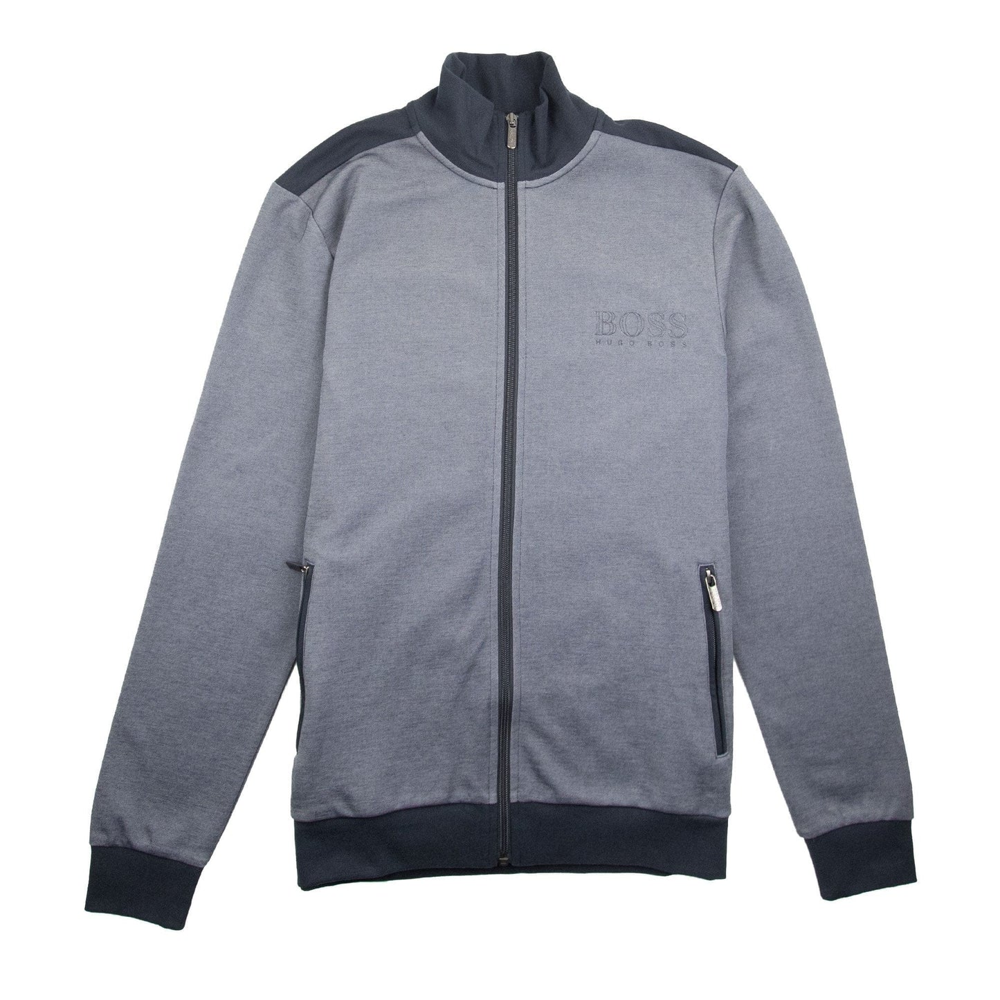 Hugo Boss Logo Zip Up Tracksuit Jacket Blue