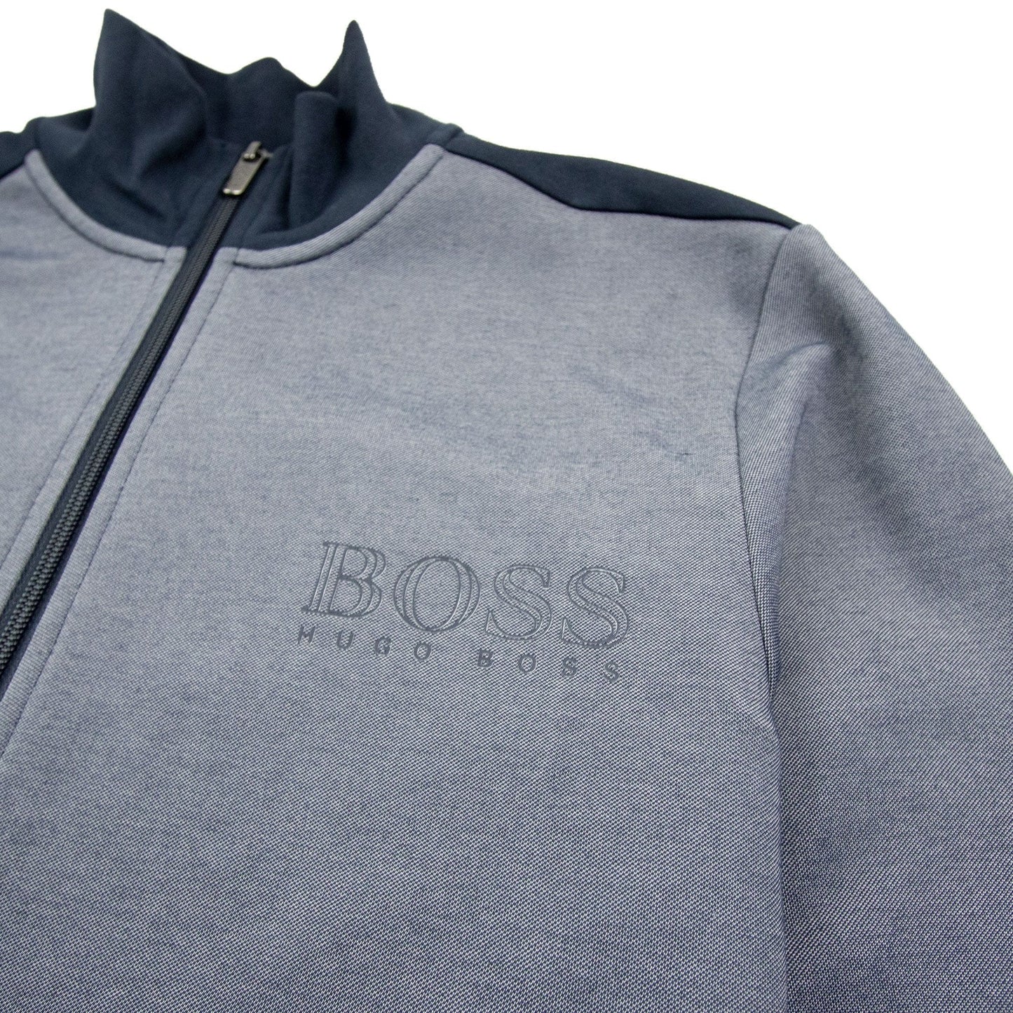 Hugo Boss Logo Zip Up Tracksuit Jacket Blue