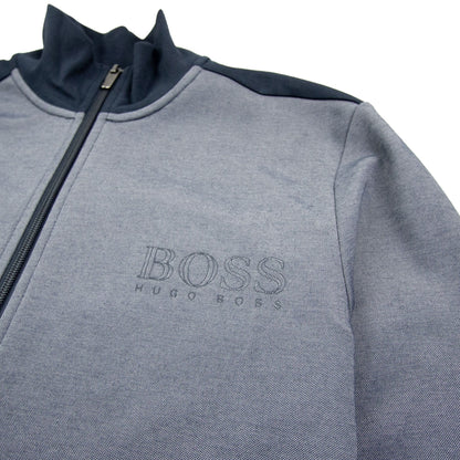 Hugo Boss Logo Zip Up Tracksuit Jacket Blue