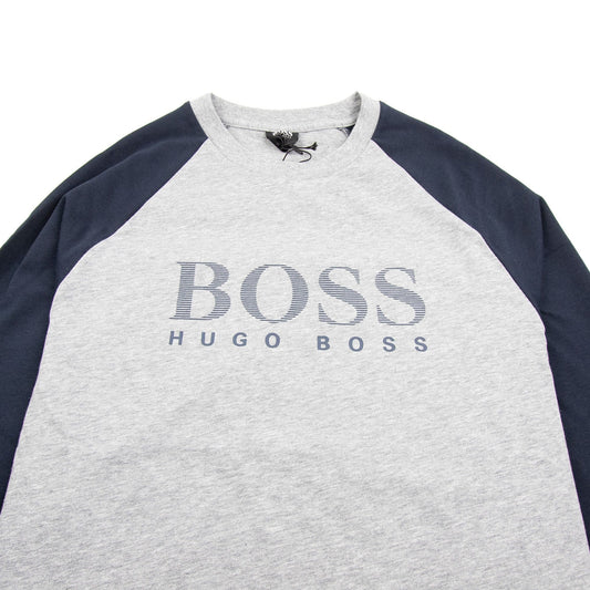 Hugo Boss Authentic Logo Sweatshirt Grey/Blue/Orange