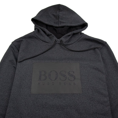 Hugo Boss Heritage Logo Hoody Dark Grey