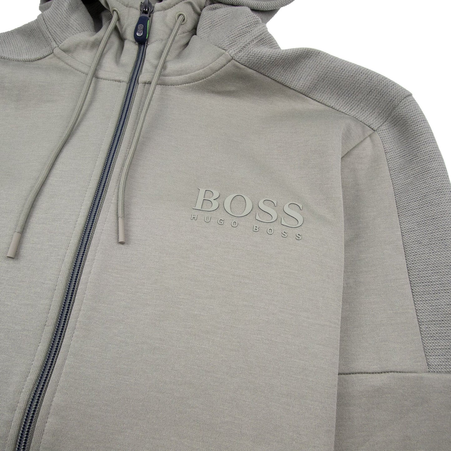 Hugo Boss Saggy Zip Up Hoody Khaki