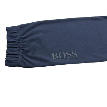 Hugo Boss Hadiko Logo Tracksuit Bottoms Navy