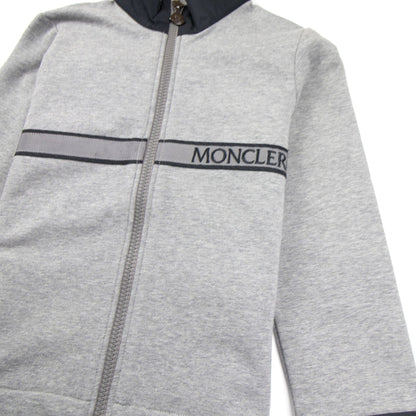 Moncler Junior Full Tracksuit Dark Grey