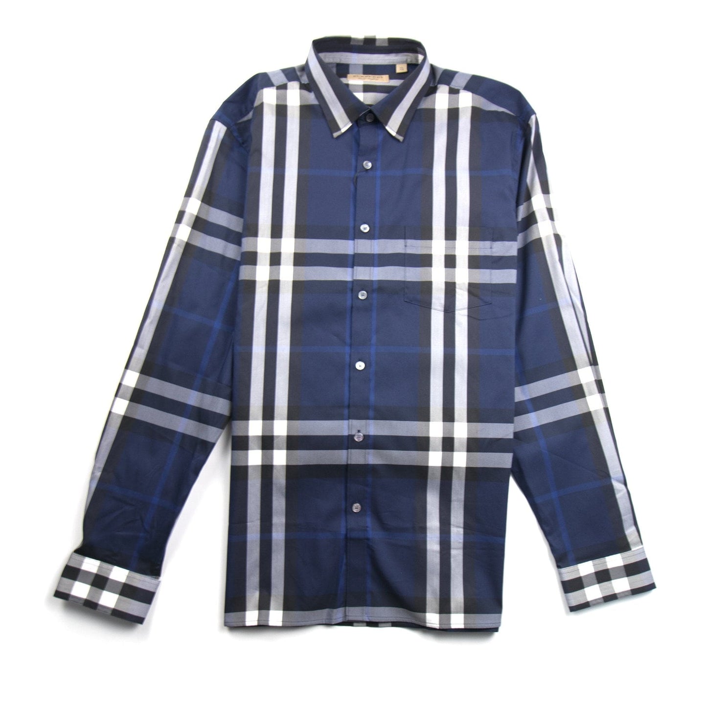 Burberry Nelson Long Sleeve Shirt Navy