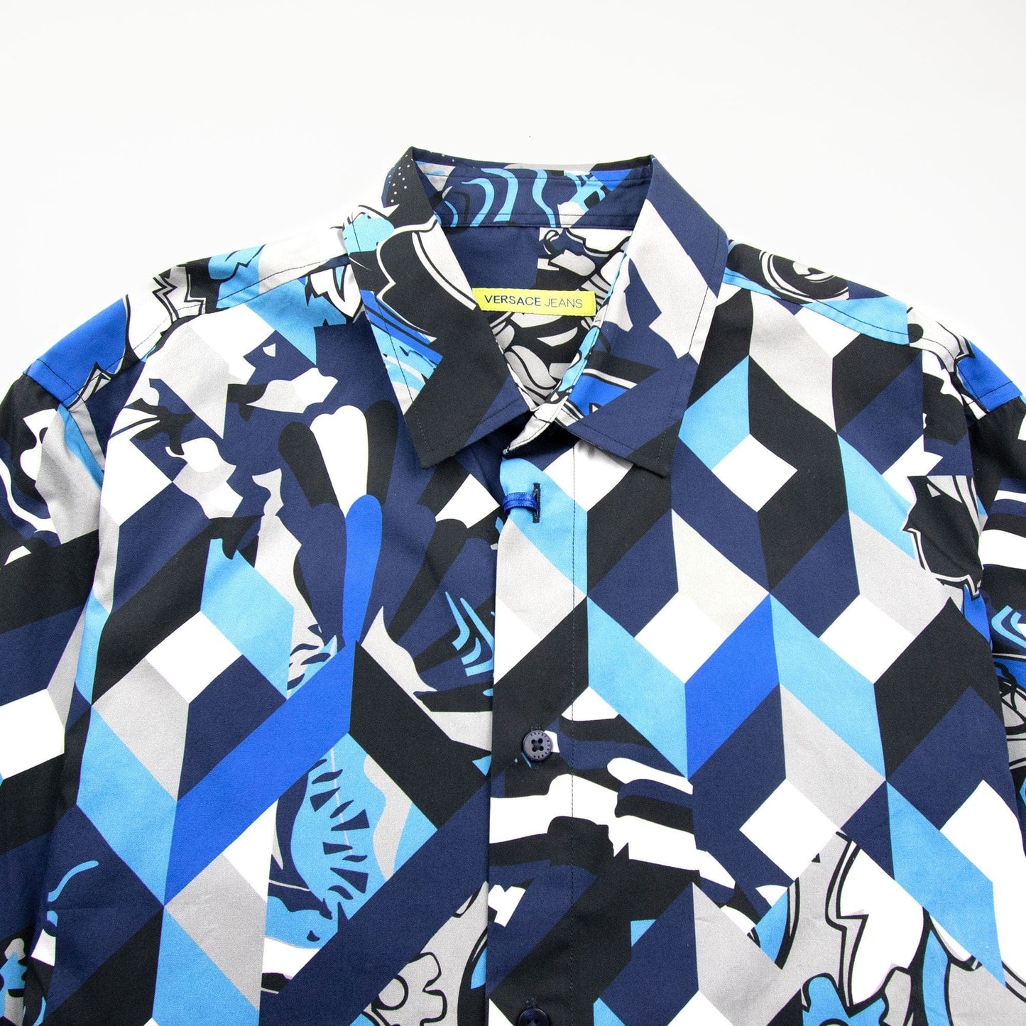 Versace Jeans Print Shirt Blue