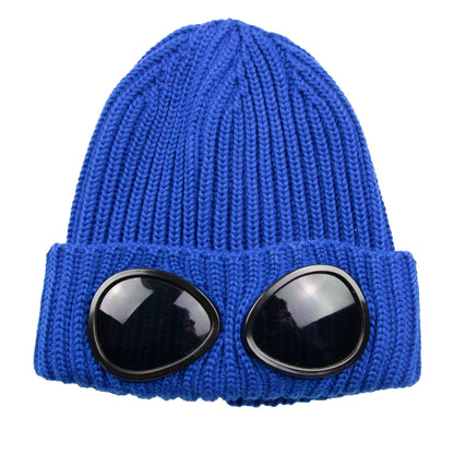 CP Company Undersixteen Goggle Winter Beanie Electric Blue