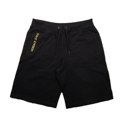 Versace Jeans Round Logo Shorts Black