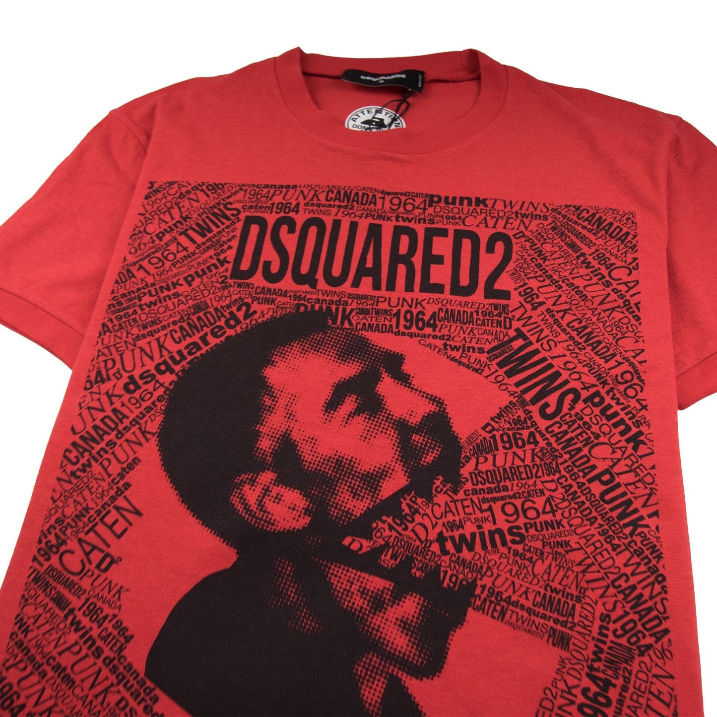 Dsquared2 Caten Twins Mouth Tee Red