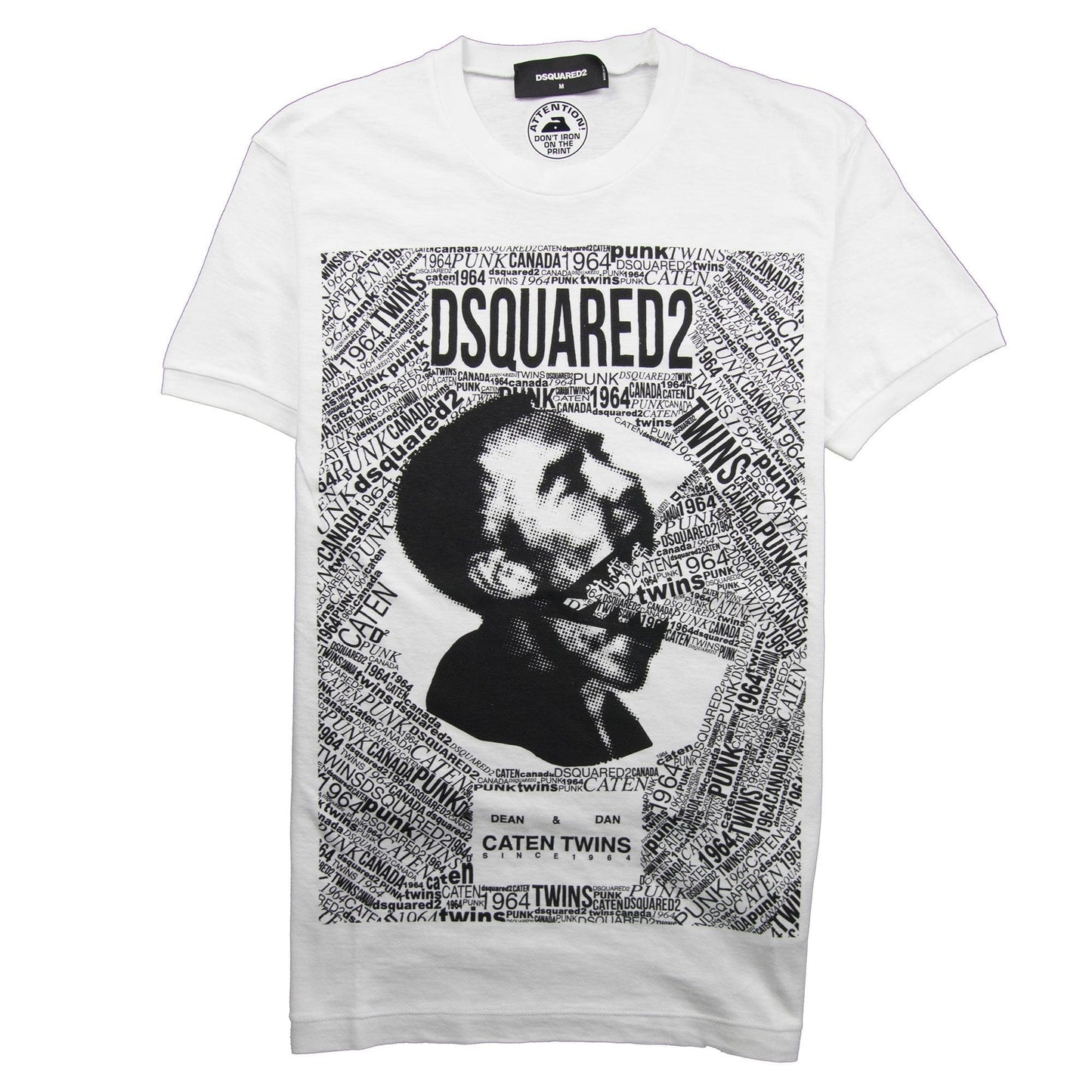 Dsquared2 Caten Twins Mouth Tee White