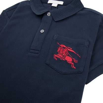 Burberry Children Grant Polo Navy Blue