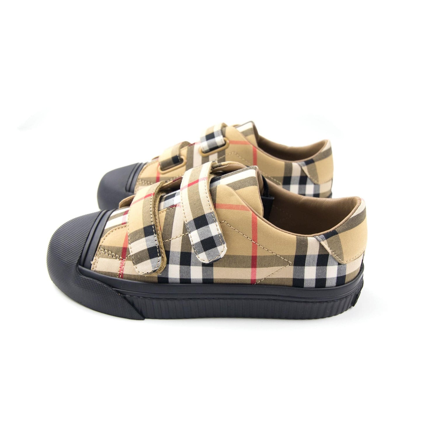 Burberry Children Belside Trainers Black/Gold