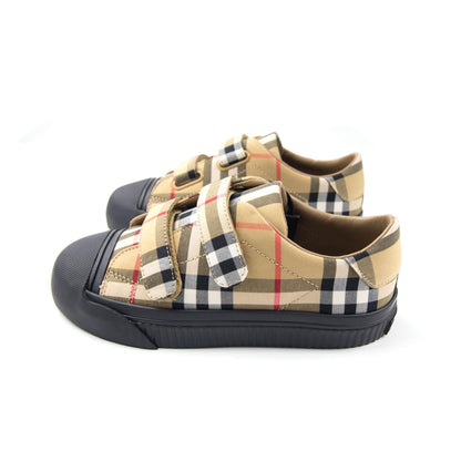 Burberry Children Belside Trainers Black/Gold