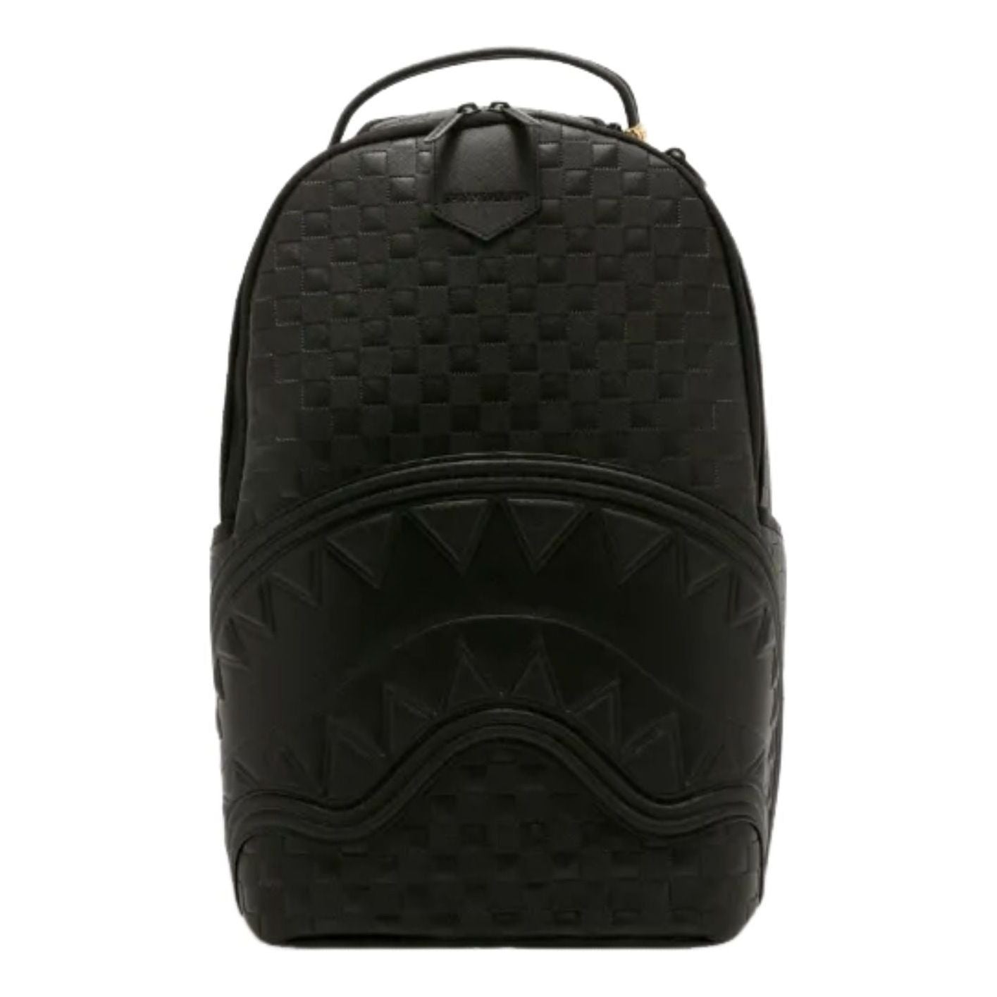 Sprayground Textured Woven Sawtooth Shark Backpack 'Black' G6841-64