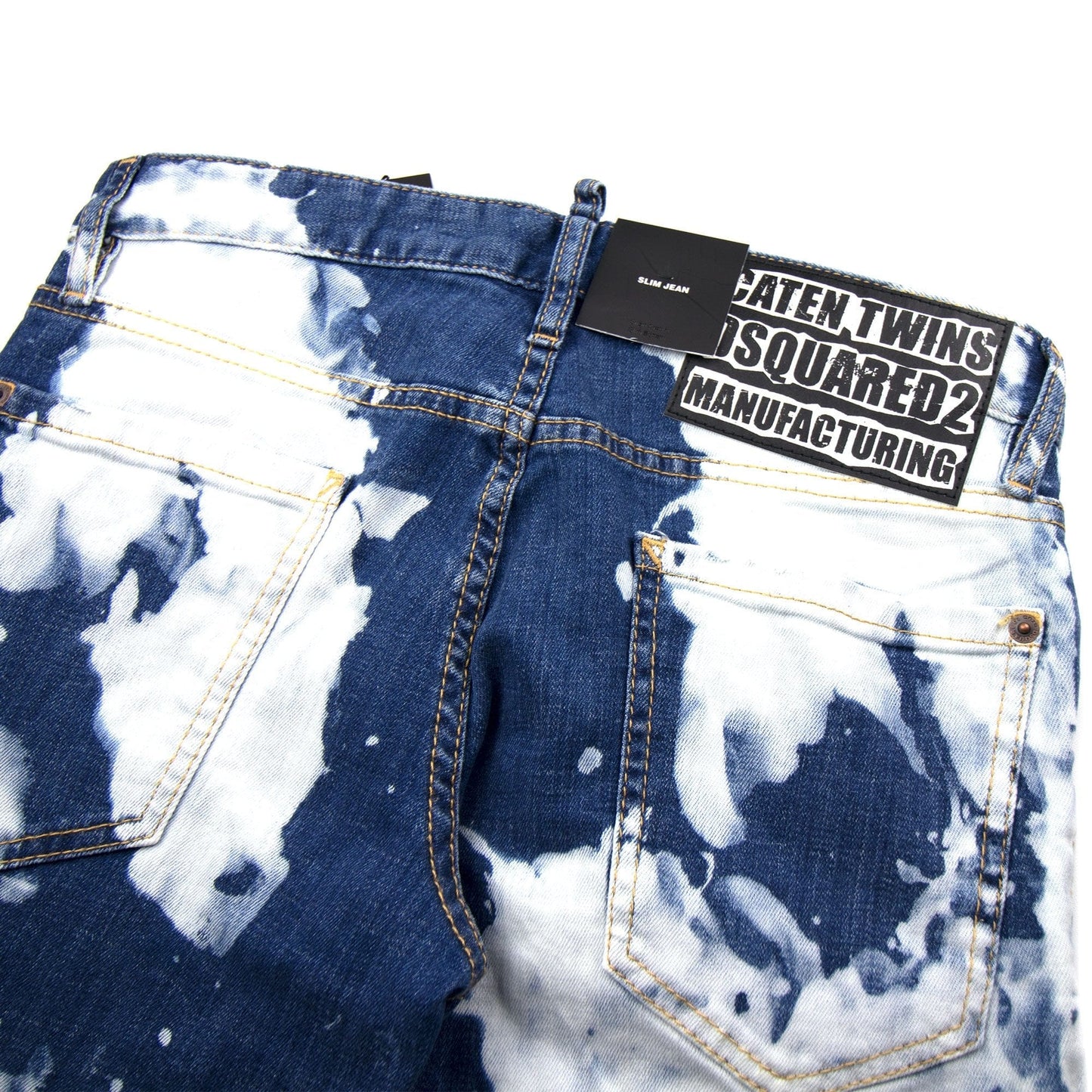 Dsquared2 Cloud Bleached Slim Jean Denim
