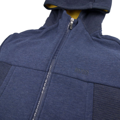 Hugo Boss Selwyn Zip Up Hoodie Blue