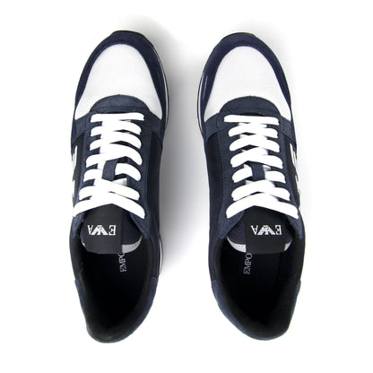 Emporio Armani Runner Eagle Shoe Blue