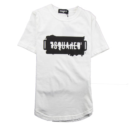 Dsquared2 Kids Razor Print T-Shirt White