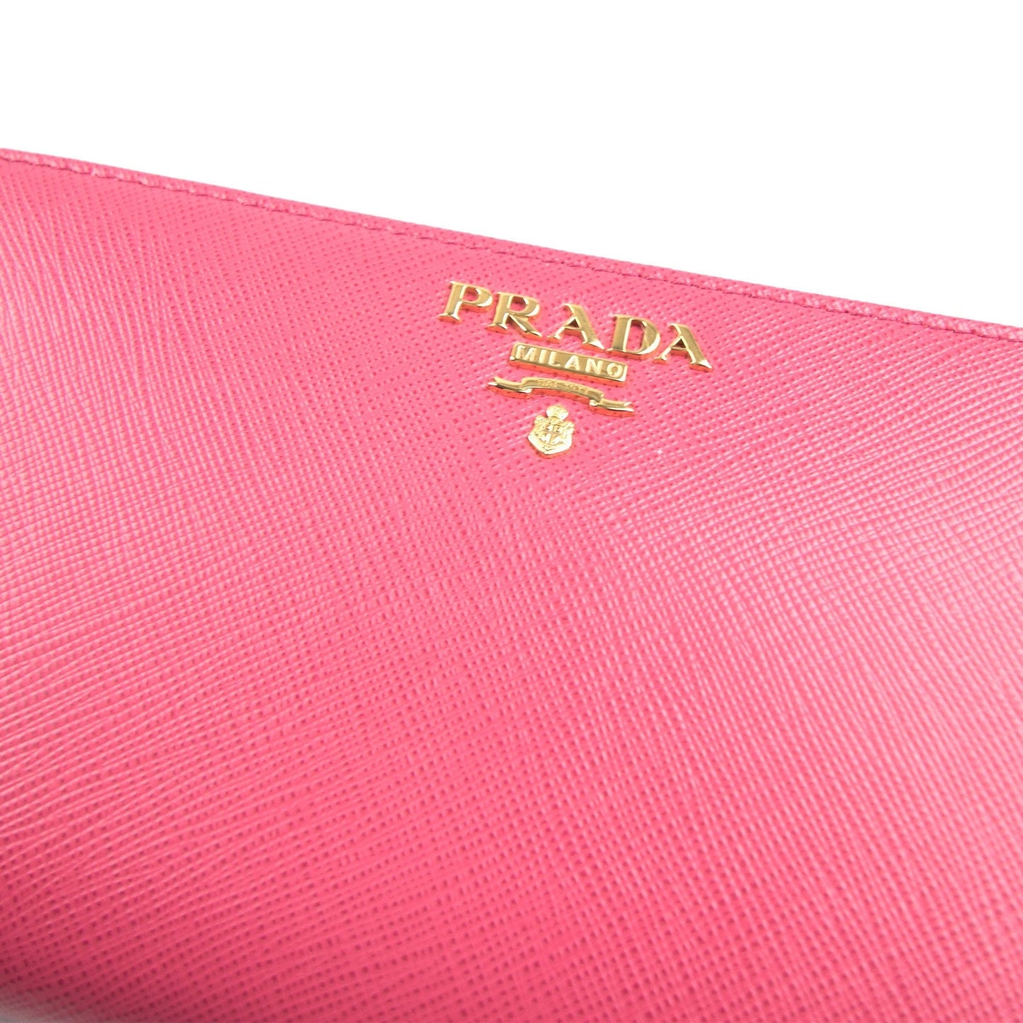 Prada Leather Wallet Pink