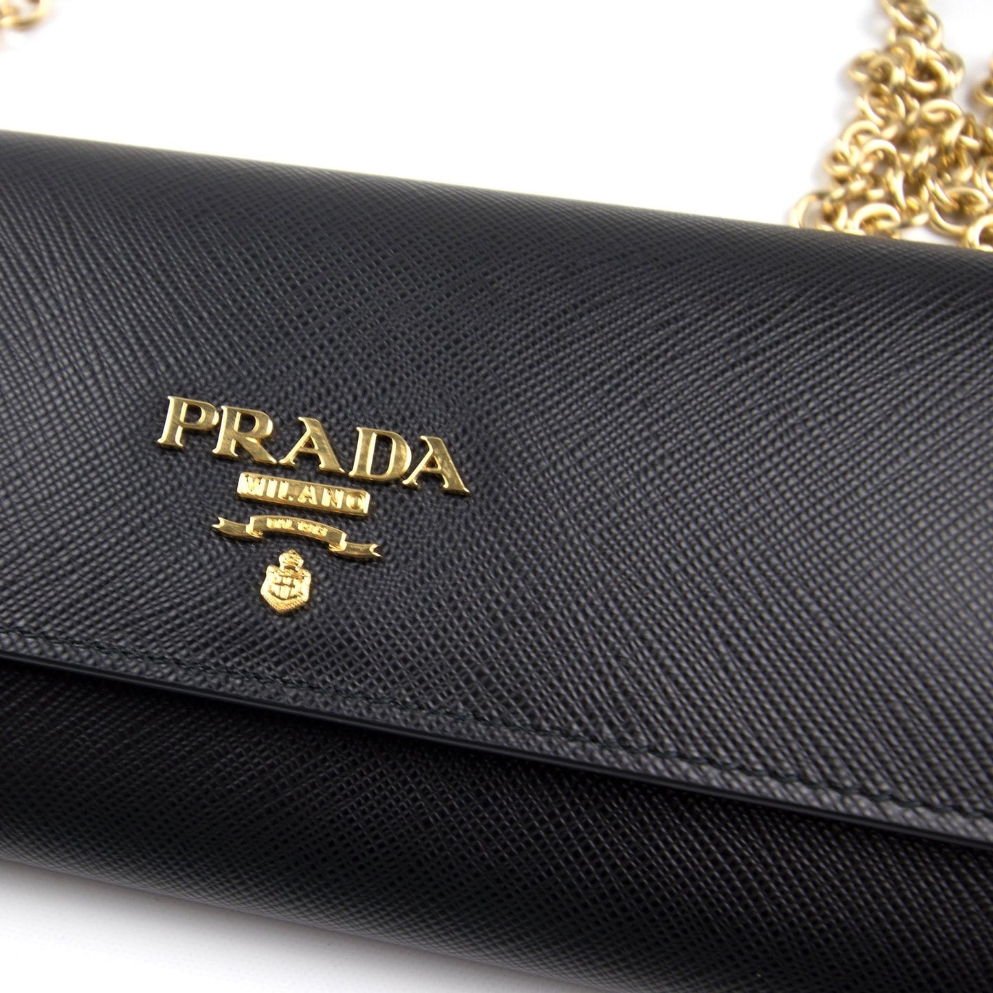Prada Saffiano Leather Mini-Bag Black