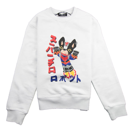 Dsquared2 Kids Japan Dog Sweatshirt White