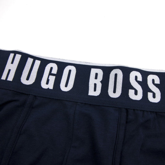Hugo Boss Cotton Modal Stretch Boxer Trunk Navy Blue