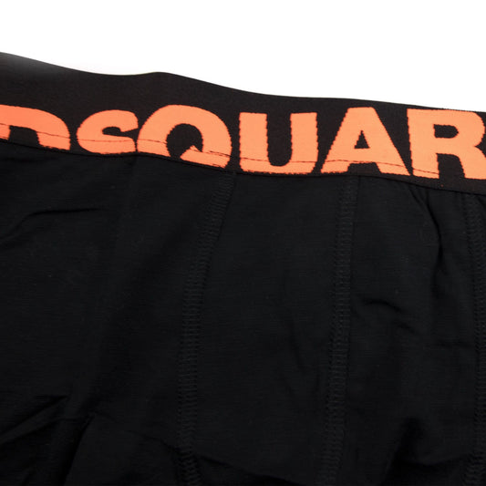 Dsquared2 Boxer Briefs 2 Pack Black/Orange