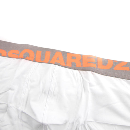 Dsquared2 Boxer Briefs 2 Pack White/Orange