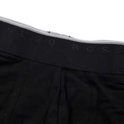 Hugo Boss Premium Cotton Stretch Boxer Shorts 2 Pack Black
