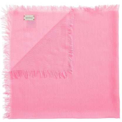 Gucci Junior GG Cotton Shawl Pink