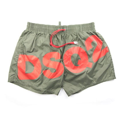 Dsquared2 DSQ2 Swim Shorts Green/Red