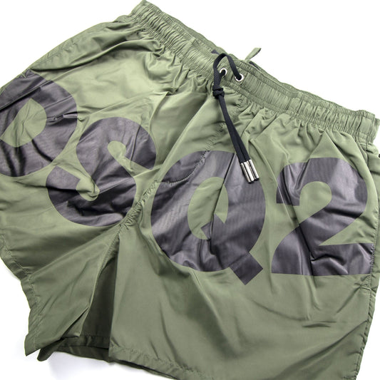 Dsquared2 DSQ2 Swim Shorts Khaki/Black