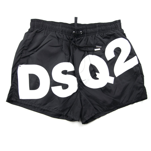 Dsquared2 DSQ2 Swim Shorts Black/White