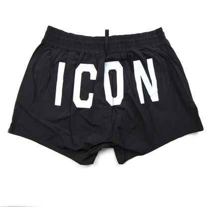 Dsquared2 Icon Swim Shorts Black/Silver