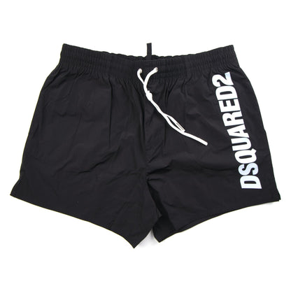 Dsquared2 Side Logo Swim Short Black/Sliver