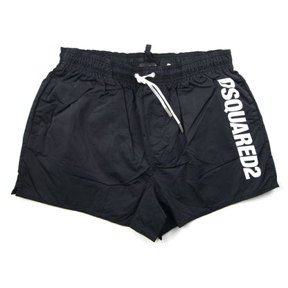 Dsquared2 Side Logo Swim Short Black/White