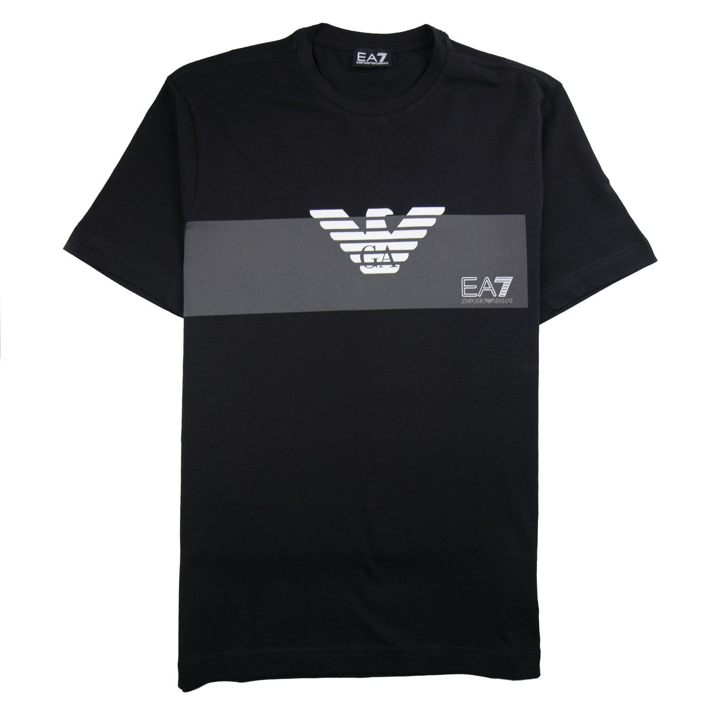 EA7 Emporio Armani Eagle Block Logo T-Shirt Black